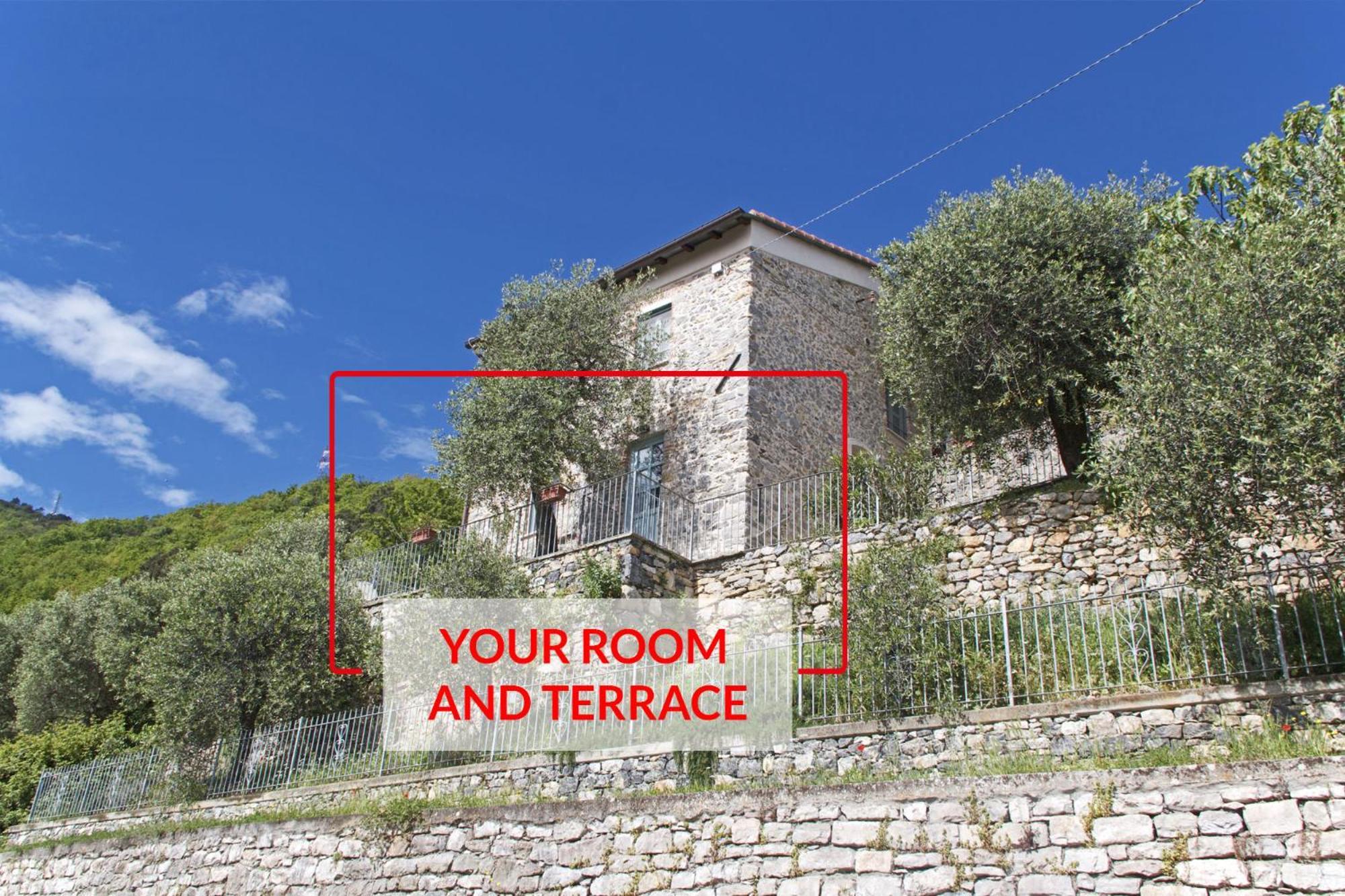 La Terrazza Con L'Ulivo - Guesthouse Con Terrazza E Vista Sul Golfo Dei Poeti La Spezia Extérieur photo